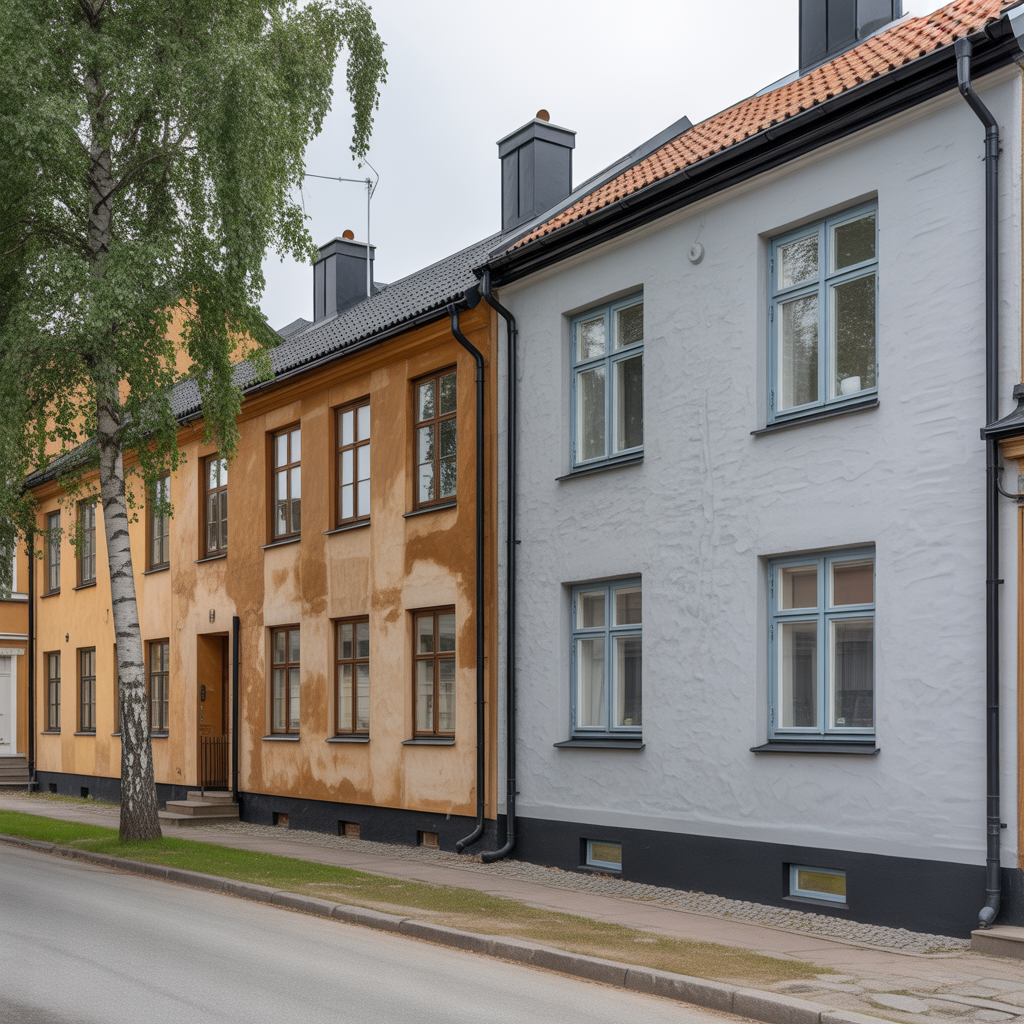 silikatfarg eller akrylatfarg pa putsad fasad jamforelse