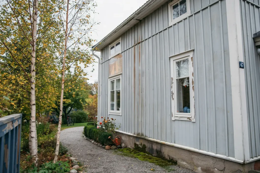tv tta fasaden f re m lning s avg r du om huset beh ver reng ring algbehandling eller skrapning