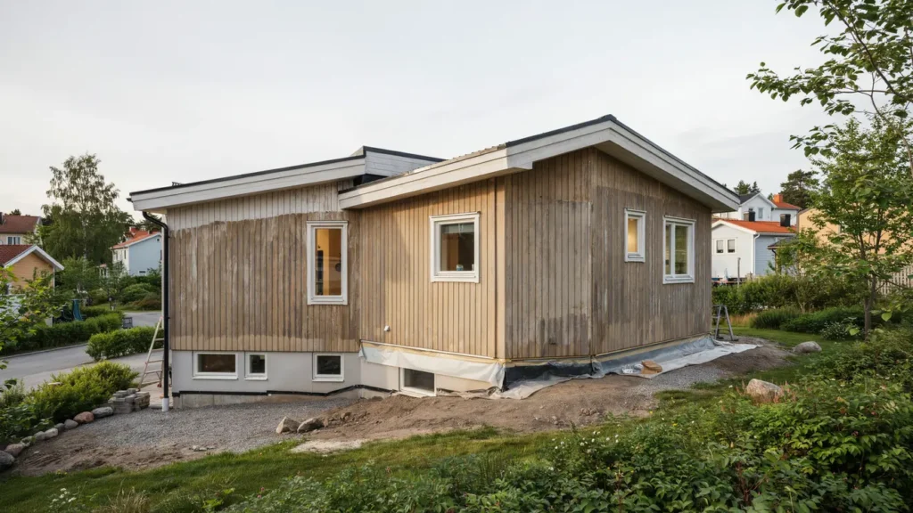 omm lning av enplansvilla med k llare i jakobsberg j rf lla